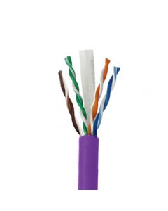 TX CABLE UTP CAT 6 LSZH 23 AWG VIOLETA 305 MT