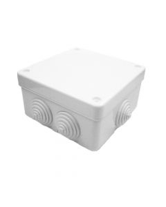 CAJA ESTANCA 80x80x45 IP55 SALIDA CON CONOS