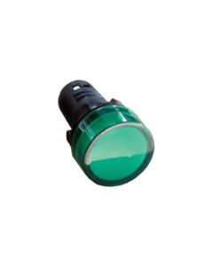 LUZ PILOTO LED 22MM VERDE 220VAC