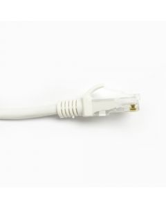 CORD CAT 5E UTP 1 MT BLANCO ECONOMY