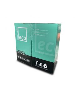 CABLE UTP CAT 6 24 AWG BLANCO 305 MT ECONOMY 100% COBRE