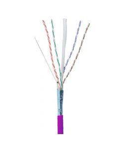 TX CABLE F/UTP CAT 6 LSZH 23 AWG VIOLETA 305 MT