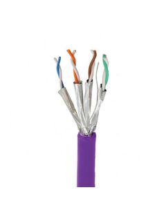 LV CABLE F/FTP CAT 6A LSZH 23 AWG VIOLETA 500 MT AC6F/FTP-HF1-Eca-500VT