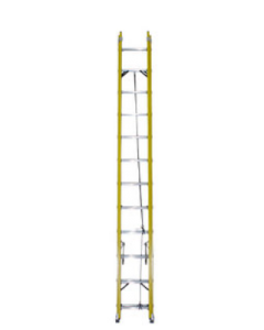 ESCALA FIBRA VIDRIO TELESCOPICA 225 KG 6.4 MT 24 PELDAÑOS