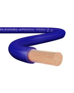 CABLE H07Z1-K LIBRE HALOGENO 1x1.5 MM AZUL 100 MT IMP.