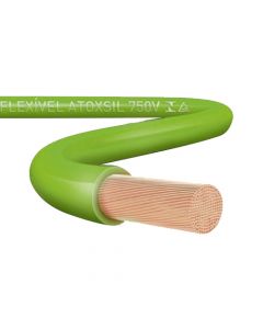 CABLE H07Z1-K LIBRE HALOGENO 1x1.5 MM VERDE 100 MT IMP.